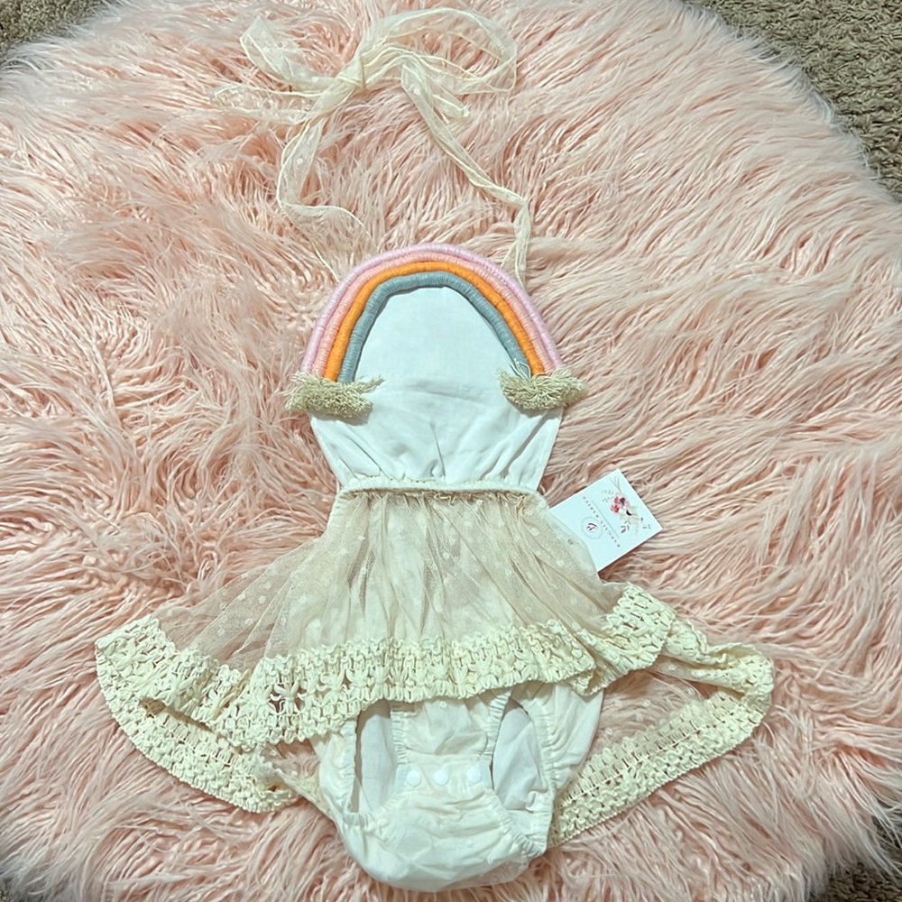 Boutique halter romper